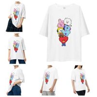 Áo Thun BTS Love Yourself - Freesize, Trắng, Cotton Thoáng Mát