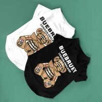 Áo thun Burberry cao cấp cho chó mèo