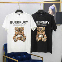 Áo Thun Burberry2563 Mùa Hè Phong Cách Mới In Hình Gấu Nam Nữ Tay Ngắn Hợp Thời Trang Áo Thun Tay Ngắn
