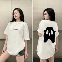 Áo thun bu.ruery mặt nạ ma chất liệu cotton cao cấp