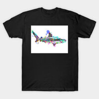 Áo thun Cá mập màu nước đẹp xịn chuẩn xinh WATERCOLOR SHARK TShirt