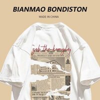 Áo thun cặp đôi Cotton trắng Hàn Quốc cổ điển