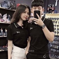 ÁO THUN CẶP NAM - NỮ TRẮNG NGẮN TAY CÓ CỔ 02 STYLELOVER288