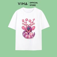 Áo thun Cartoon Character form rộng tay lỡ chất vải cotton 100% thoáng mát 103