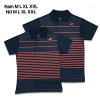 Áo thun cầu lông yonex cổ bẻ 2019 Nam nữ đen 1 Áo [Ảnh thật] [Có bảo hành] [Có sẵn] [Rẻ vô địch] [Free Ship]