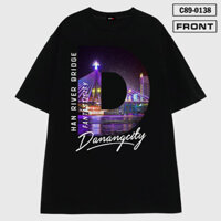 Áo Thun Cầu Sông Hàn Đà Nẵng Lồng Ghép Chữ D Từ Local Brand CITY89