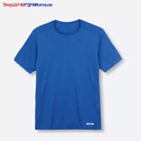 Áo thun chạy bộ thoáng mát dry cho nam xanh dương DECATHLON KALENJI mã 8666011