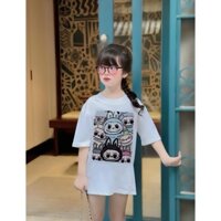 Áo thun cho bé hình labubu fide, áo phông fom xuông cho bé gái, bé trai, bố mẹ.TPKIDS,[M727]