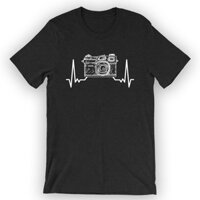 Áo thun chụp ảnh nhịp tim Unisex Nhiếp ảnh gia