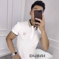 Áo thun cổ cao cấp-ny trắng đen