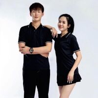 Áo Thun Có Cổ Cá Sấu Mè Thời Trang 24 Màu Đen Cho Nam và Nữ - XXL