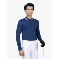 Áo thun có cổ dài tay nam Arisitno ALPG01w1 phom Gold fit xuông vừa thoải mái cử động