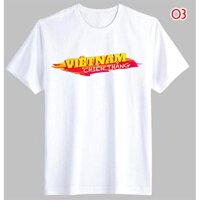 Áo Thun Cờ Đỏ Sao Vàng In Hình Việt Nam Chiến Thắng Áo Bóng Đá THOITRANG24H - Mẫu 3,XXXL