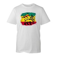 Áo thun cờ Jamaica Retro Rastafarian Biển Caribe Tôn giáo Quốc gia Love Top