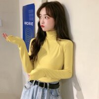 Áo thun cổ lọ