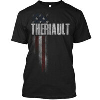 Áo thun cờ Mỹ gia đình Theriault hợp thời trang