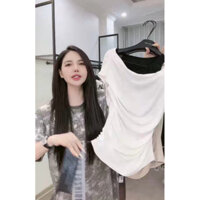 Áo thun cổ thuyền BANSU MAIDO TRENDY new tag 100% sẵn xám kèm video và ảnh thật ở cuối
