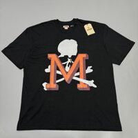 Áo thun cổ tròn 100% Cotton cao cấp chất lượng cao Big M Skull In chữ thập, Áo thun ngắn tay