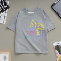 Áo thun cổ tròn cho bé Size 14kg - 50kg chất vải cotton mềm mịn, thoáng mát thoải mái vận động có 6 màu cá tính AZR2B4