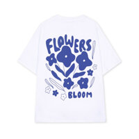 Áo thun cổ tròn FLOWER BLOOM TEE unisex HP048, cotton thoáng mát, dày dặn, thời trang chính hãng 1969 x Hyperty