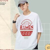 Áo Thun Cổ Tròn Naruto Shippuden Ichiraku tô mì Ramen Kanji ZUTOY Giá Tại Xưởng NAR202111035