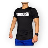 Áo thun cổ tròn tập gym nam DO GYM SHOP vạt bầu, chất thun lạnh thoáng mát khi chơi thể thao, mặc nhà - Đen chữ trắng - L 65 -74kg dưới 1m75