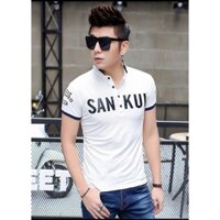 ÁO THUN CỔ TRỤ HÀN QUỐC + TẶNG ÁO PHÔNG NAM