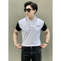 Aó Thun Cổ Trụ Nam Họa Tiết Chữ AMRI Thời Trang Cao Cấp Trẻ HK