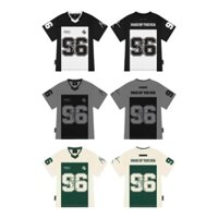 ÁO THUN CỔ V BÓNG CHÀY, BÓNG RỔ, BÓNG ĐÁ UNISEX NAM NỮ FORM ÂU RAGE OF THE SEA (ROTS STUDIO) - "96 FOOTBALL TEE HCM"