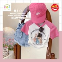 Áo thun cộc tay HANH QUEEN A14 cotton co dãn Hàn quốc cho dây nhún