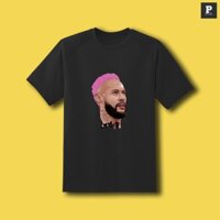 Áo thun cotton 100% co giãn 4 chiều, cổ tròn Neymar - Áo thun Neymar Jr