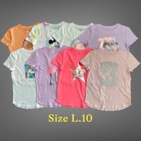 Áo thun cotton bé gái G4P in thêu đính cườm size đại (33-38kg)