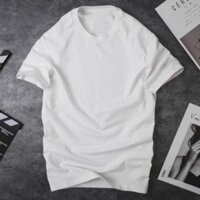 Áo thun cotton cao cấp  trắng đenm không in hình, cực thoán mát, giá cực hạt dẻ