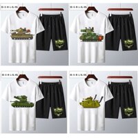 Áo thun cotton hoạt hình Xe tăng đại chiến - TANK mẫu mới về limited