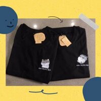 Áo thun cotton icon mèo AMi