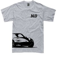 Áo thun Cotton in hình nam cho Mazda Miata Mx 5 Nd Mx5 Áo thun tốt cho giới trẻ / chàng trai SZ XS-3XL