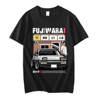 Áo Thun cotton In Hình Xe Đua Ae86 Takumi Fujiwara R34 Skyline Gtr Jdm Cá Tính T SHIRT Y017