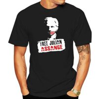 Áo Thun Cotton Mới Miễn Phí Julian Assange Nam Áo Size S 2Xl