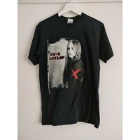 Áo thun cotton nam 2005 Avril Lavigne Vintage Tour Áo thun Vận chuyển nhanh 4XL, 5XL, 6XL