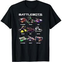 Áo thun cotton nam BattleBots Group Robot Photo Box Up Áo thun dạo phố Áo thun 4XL, 5XL, 6XL