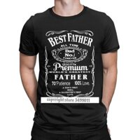 Áo thun Cotton nam Best Father Daddy World 's Greatest No.1 Áo sơ mi nam Cotton Áo thun tuyệt vời Ngày Giáng sinh Tee