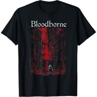 Áo thun cotton nam Bloodborne Red City Nền Áo thun Vận chuyển nhanh Dạo phố Quà tặng Áo thun 4XL, 5XL, 6XL