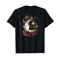 Áo thun cotton nam Galaxy Night Sky Moon Lunar Stars Sun Love Áo thun vận chuyển nhanh 4XL, 5XL, 6XL