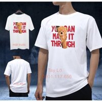 Áo thun cotton nam nữ cổ tròn tay lỡ unisex in hình đồ đôi đi du lịch đẹp