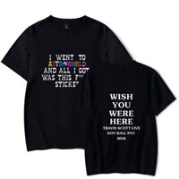 Áo thun Cotton nam nữ Travis Scotts ASTROWORWORLD Unisex Áo sơ mi tay ngắn Áo cỡ lớn XXS-4XL 789B