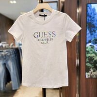 Áo thun cotton ngắn tay Guess mới dành cho nam và nữ
