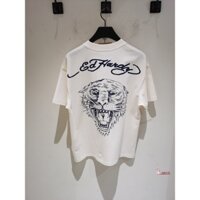 Áo Thun cotton Ngắn Tay In Hình Ed hardy Thời Trang Xuân Hè Dành Cho Nam