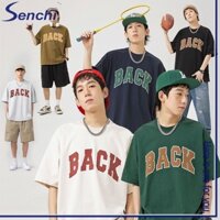 Áo thun cotton ngắn tay phong cách Mỹ mùa hè dành cho nam và nữ Áo thun in hình tạo bọt cổ điển