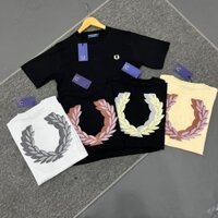 Áo thun cotton nguyên chất in 3D hợp thời trang Fred Perry