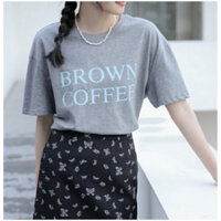 áo thun cotton nữ basic in hình thời trang HELENSHOPVN phù hợp với mọi phong cách ,mọi lứa tuổi dễ dàng phối mix đồ